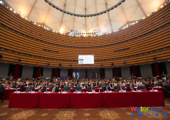 第九届中国城镇水务发展国际研讨会与新技术设备博览会在南宁举办。图为博览会开幕式现场 第九届中国城镇水务发展国际研讨会与新技术设备博览会在南宁举办。图为博览会开幕式现场