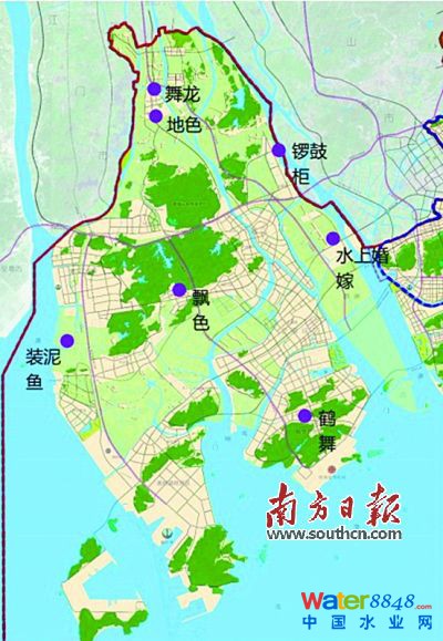 9km2海绵城市示范区率先启动(组图) 《珠海市西部中心城区海绵城市图片