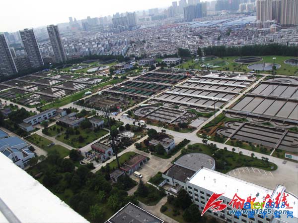 投入使用后可比肩王小郢污水处理厂