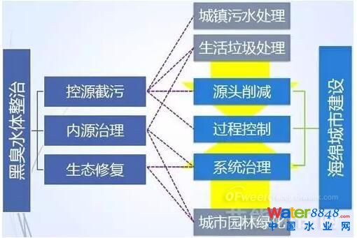 图2 黑臭水体VS海绵城市建设
