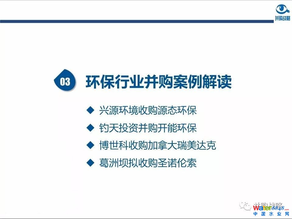 环保行业政策与市场研究与近期IPO、并购案例解读